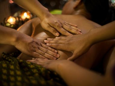 four hand massage